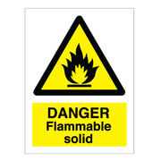 Flammable Solid Sign